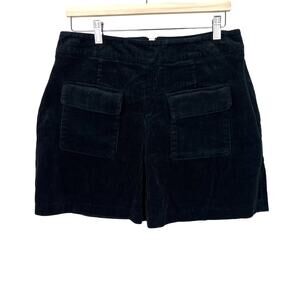 BDG Urban Outfitters Womens Large Black Wide Wale Corduroy Mini Skirt Pocket